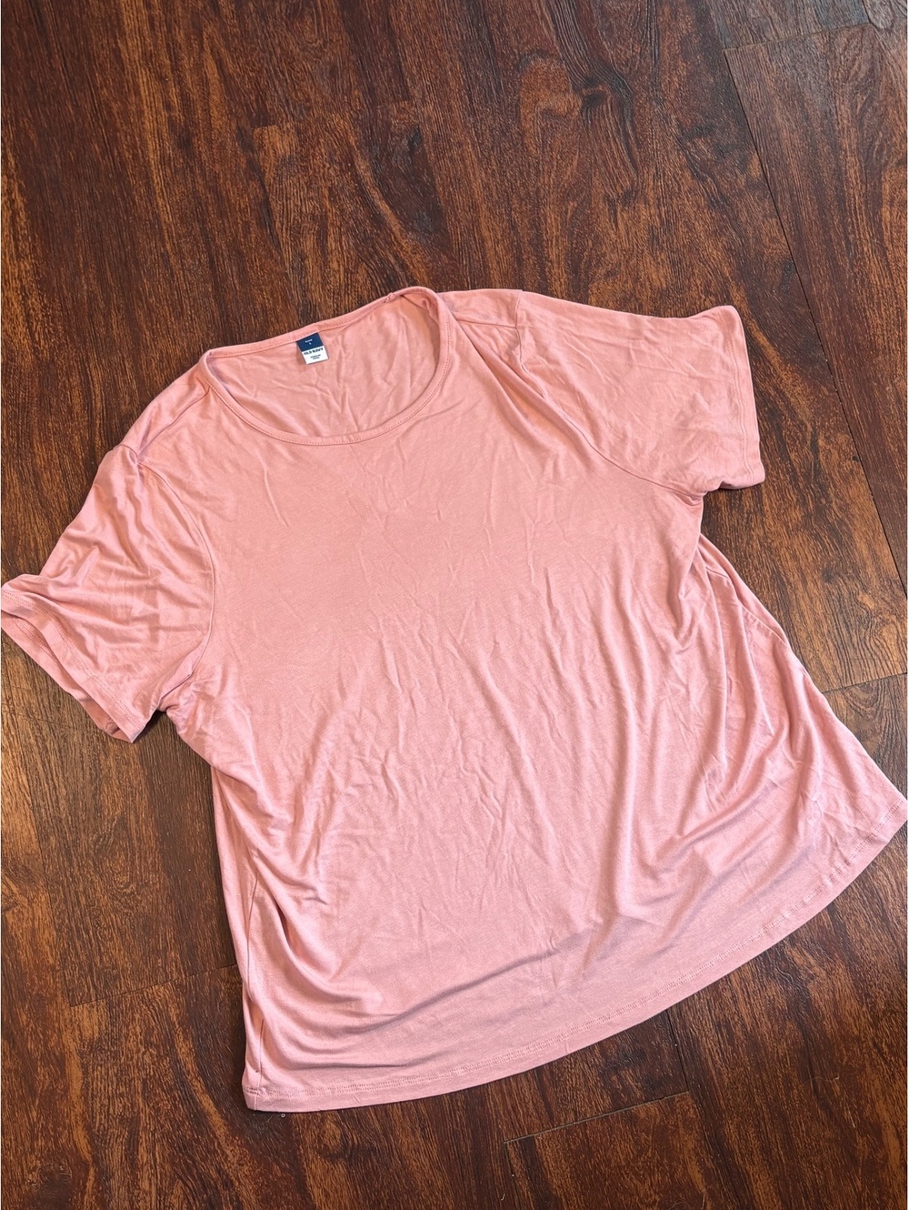 Old Navy Luxe Pink Swing T-Shirt Women’s Large Short Sleeve Modal Blend Top
